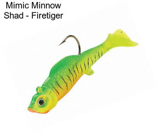 Mimic Minnow Shad - Firetiger