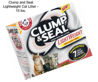 Clump and Seal Lightweight Cat Litter - 15 lbs.