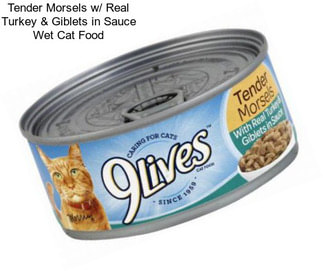 Tender Morsels w/ Real Turkey & Giblets in Sauce Wet Cat Food