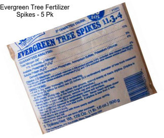 Evergreen Tree Fertilizer Spikes - 5 Pk