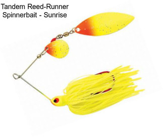 Tandem Reed-Runner Spinnerbait - Sunrise