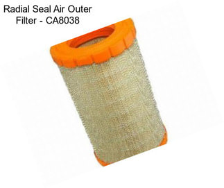 Radial Seal Air Outer Filter - CA8038