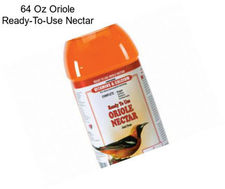 64 Oz Oriole Ready-To-Use Nectar