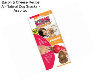 Bacon & Cheese Recipe All-Natural Dog Snacks - Assorted
