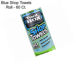 Blue Shop Towels Roll - 60 Ct.