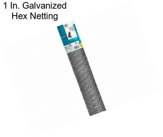 1 In. Galvanized Hex Netting