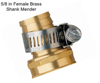 5/8 in Female Brass Shank Mender