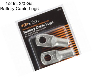 1/2 In. 2/0 Ga. Battery Cable Lugs