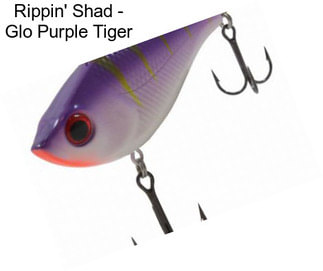 Rippin\' Shad - Glo Purple Tiger