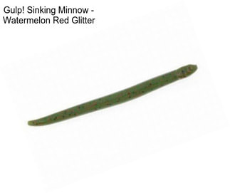 Gulp! Sinking Minnow - Watermelon Red Glitter