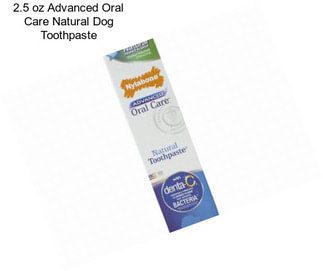 2.5 oz Advanced Oral Care Natural Dog Toothpaste