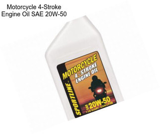 Motorcycle 4-Stroke Engine Oil SAE 20W-50