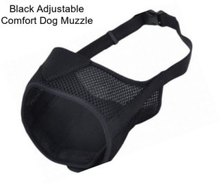 Black Adjustable Comfort Dog Muzzle