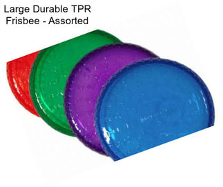 Large Durable TPR Frisbee - Assorted