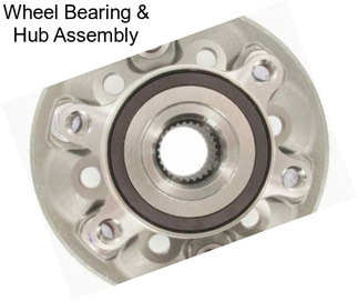 Wheel Bearing & Hub Assembly