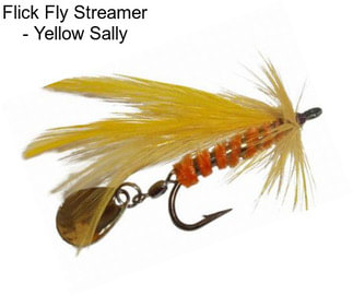 Flick Fly Streamer - Yellow Sally