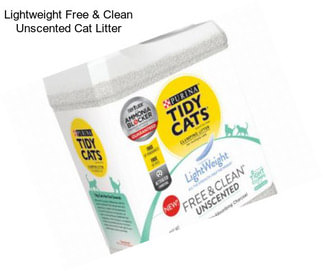 Lightweight Free & Clean Unscented Cat Litter