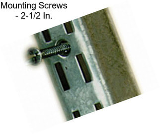 Mounting Screws - 2-1/2 In.