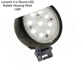 LumenX 4 in Round LED Rubber Housing Work Light