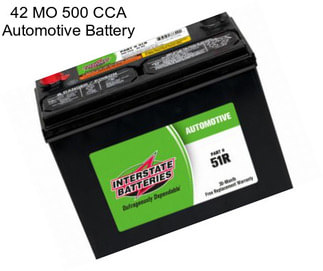 42 MO 500 CCA Automotive Battery