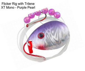 Flicker Rig with Trilene XT Mono - Purple Pearl