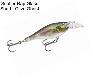 Scatter Rap Glass Shad - Olive Ghost
