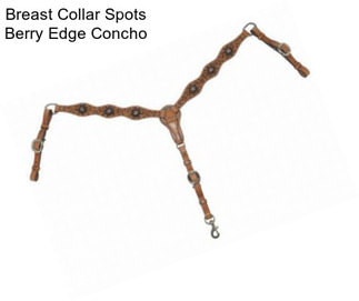 Breast Collar Spots Berry Edge Concho