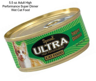 5.5 oz Adult High Performance Super Dinner Wet Cat Food