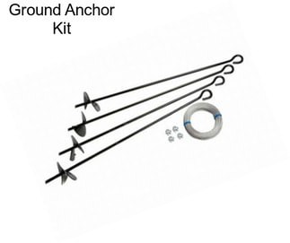 Ground Anchor Kit