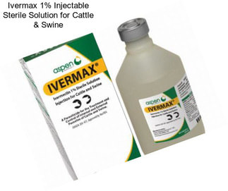 Ivermax 1% Injectable Sterile Solution for Cattle & Swine