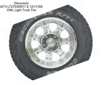 Discoverer A/T3 LT275/65R17 E 121/118S OWL Light Truck Tire