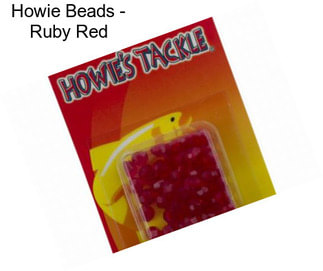 Howie Beads - Ruby Red