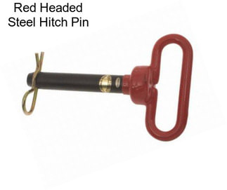 Red Headed Steel Hitch Pin