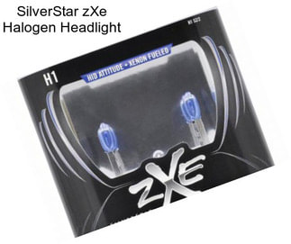 SilverStar zXe Halogen Headlight