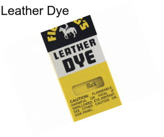 Leather Dye