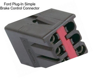 Ford Plug-In Simple Brake Control Connector
