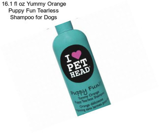 16.1 fl oz Yummy Orange Puppy Fun Tearless Shampoo for Dogs