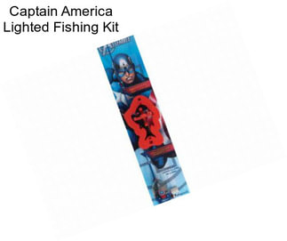 Captain America Lighted Fishing Kit