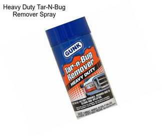 Heavy Duty Tar-N-Bug Remover Spray