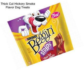 Thick Cut Hickory Smoke Flavor Dog Treats