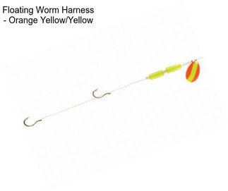 Floating Worm Harness - Orange Yellow/Yellow