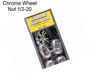 Chrome Wheel Nut 1/2-20