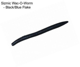 Sizmic Wac-O-Worm - Black/Blue Flake