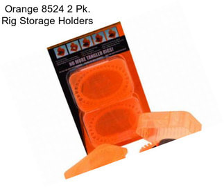 Orange 8524 2 Pk. Rig Storage Holders