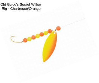 Old Guide\'s Secret Willow Rig - Chartreuse/Orange