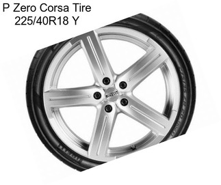 P Zero Corsa Tire 225/40R18 Y