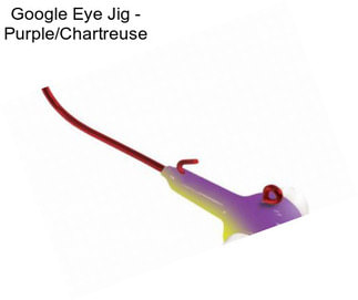 Google Eye Jig - Purple/Chartreuse