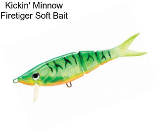 Kickin\' Minnow Firetiger Soft Bait