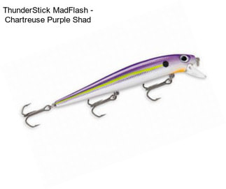 ThunderStick MadFlash - Chartreuse Purple Shad