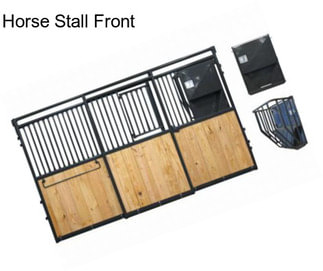 Horse Stall Front